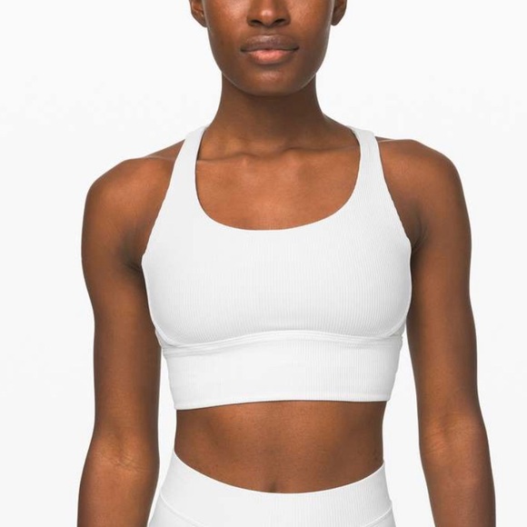 lululemon athletica Other - Lululemon longline bra white rib with padding